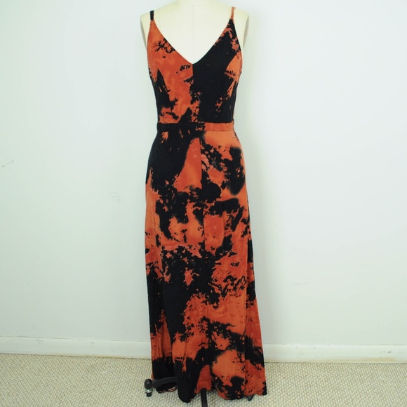 YAYA Nom De Plum Dresses & Skirts - YAYA Nom De Plum Maxi Dress Tie Dye Cut Out